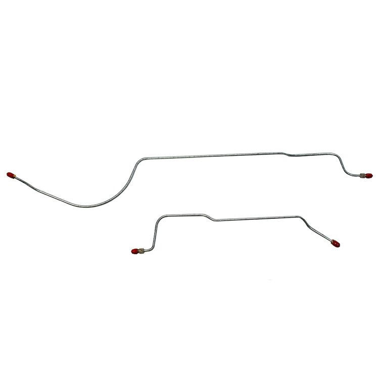 2 Piece Rear Axle Brake Line Set for 67-69 Mopar A-Body w/ 8 3/4 in. Inch Axle [Steel]