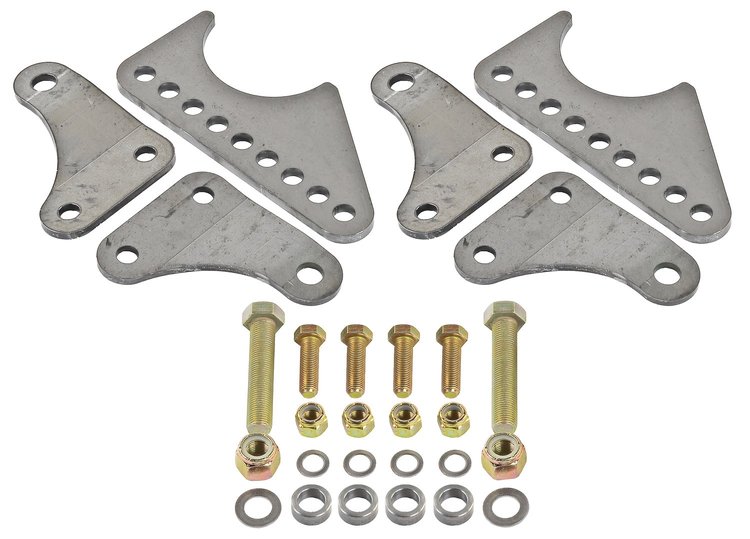 Adjustable Lower Coil-Over Shock Mount Kit Fits 3 in. O.D. Axle Tubes