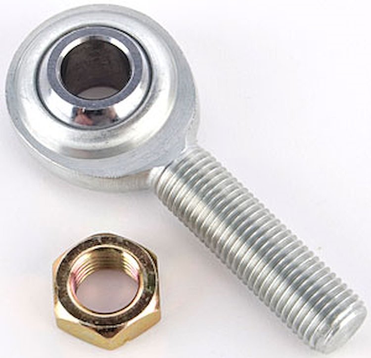 Two-Piece Rod End with Jam Nut 3/8" Hole
