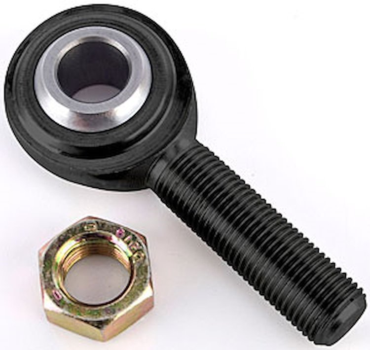 Three-Piece Rod End with Jam Nut 1/2" Hole