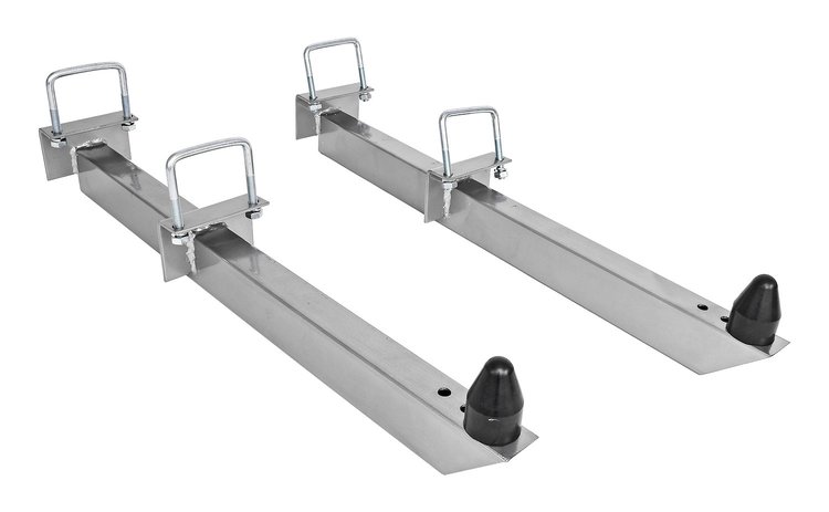 Universal Leaf Spring Traction Bars [Chrome Finish]