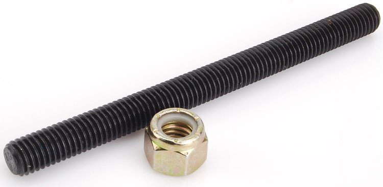 Ballast Stud & Nut 1/2-13 in. Thread, 6 in. Length