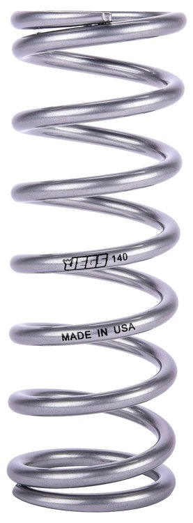Coil-Over Spring [9 in. Length 140 lb./in. Silver]