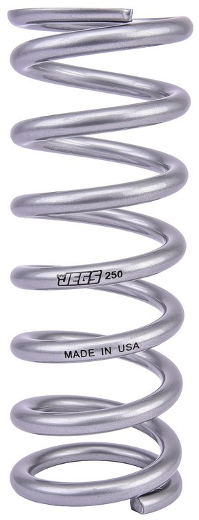 Coil-Over Spring [9 in. Length 250 lb./in. Silver]