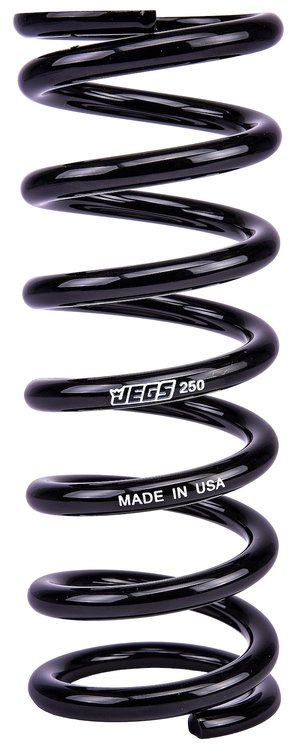 Coil-Over Spring [9 in. Length 250 lb./in. Black]