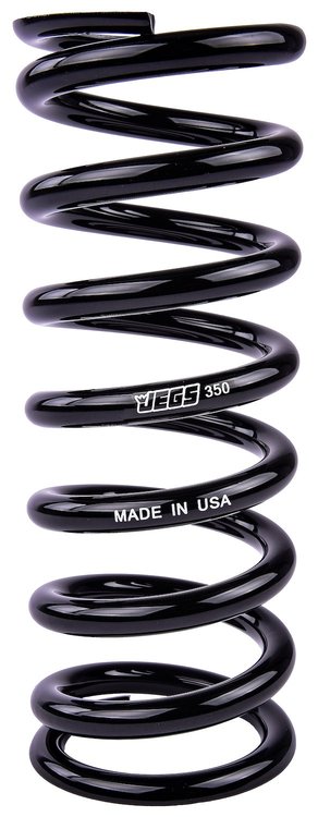 Coil-Over Spring [9 in. Length 350 lb./in. Black]