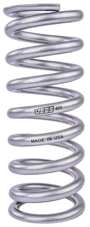 Coil-Over Spring [9 in. Length 400 lb./in. Silver]