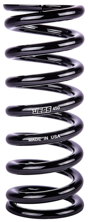 Coil-Over Spring [9 in. Length 450 lb./in. Black]
