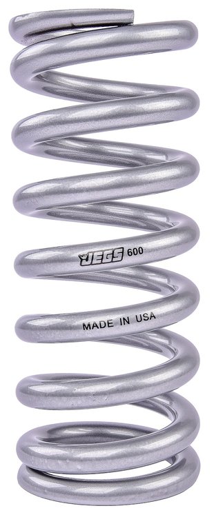 Coil-Over Spring [9 in. Length 600 lb./in. Silver]