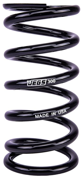 Coil-Over Spring [7 in. Length 300 lb./in. Black]
