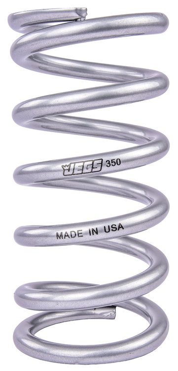 Coil-Over Spring [7 in. Length 350 lb./in. Silver]