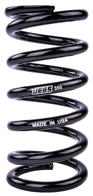 Coil-Over Spring [7 in. Length 350 lb./in. Black]
