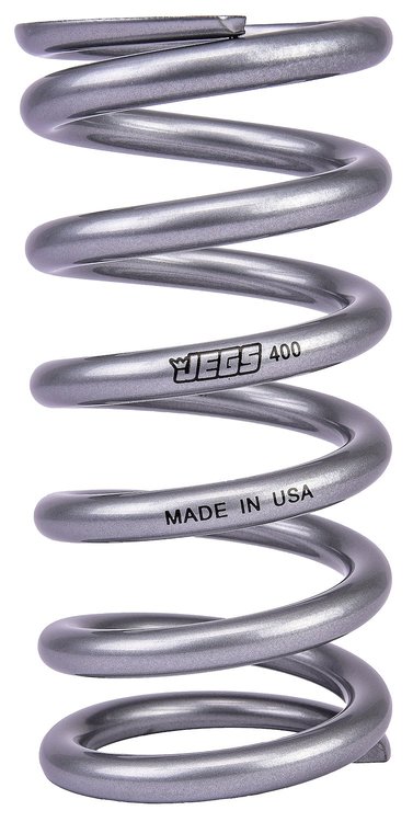 Coil-Over Spring [7 in. Length 400 lb./in. Silver]