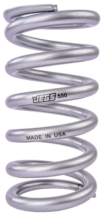 Coil-Over Spring [7 in. Length 550 lb./in. Silver]