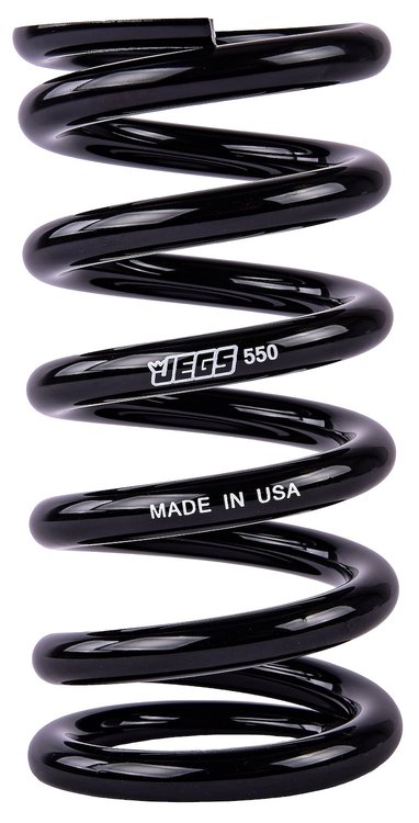 Coil-Over Spring [7 in. Length 550 lb./in. Black]