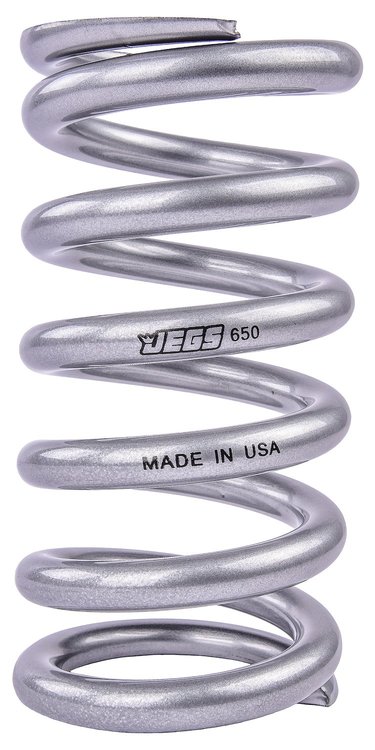 Coil-Over Spring [7 in. Length 650 lb./in. Silver]