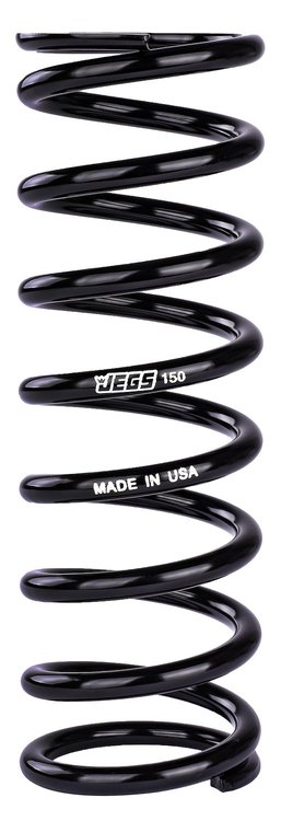 Coil-Over Spring [10 in. Length 150 lb./in. Black]