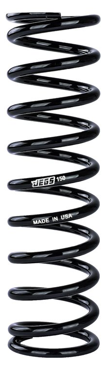 Coil-Over Spring [12 in. Length 150 lb./in. Black]