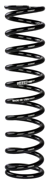 Coil-Over Spring [14 in. Length 150 lb./in. Black]