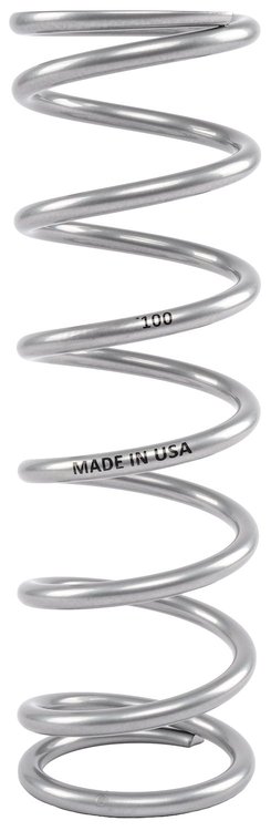 Coil-Over Spring [10 in. Length 100 lb./in. Silver]