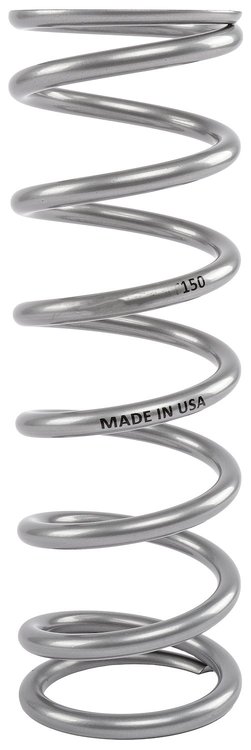 Coil-Over Spring [10 in. Length 150 lb./in. Silver]