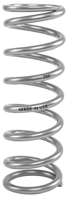 Coil-Over Spring [10 in. Length 200 lb./in. Silver]