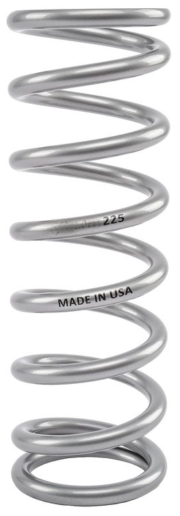 Coil-Over Spring [10 in. Length 225 lb./in. Silver]