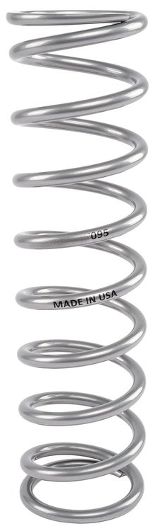 Coil-Over Spring [12 in. Length 95 lb./in. Silver]