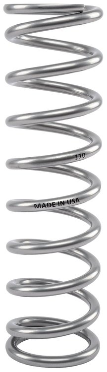 Coil-Over Spring [12 in. Length 170 lb./in. Silver]