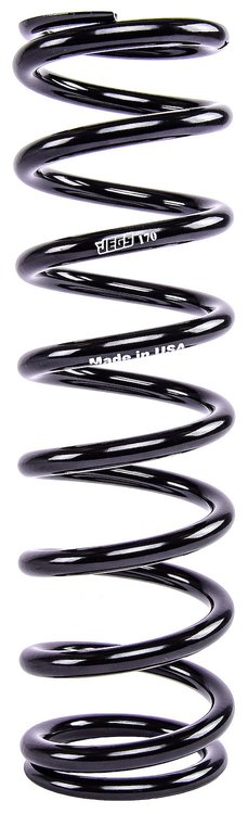 Coil-Over Spring [12 in. Length 170 lb./in. Black]