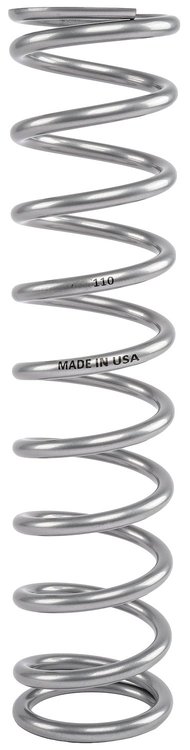 Coil-Over Spring [14 in. Length 110 lb./in. Silver]