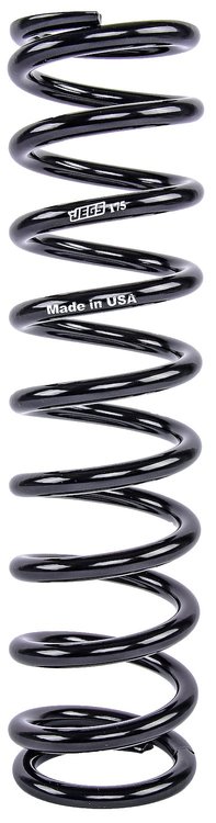 Coil-Over Spring [14 in. Length 175 lb./in. Black]