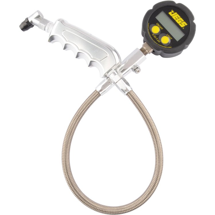 Pistol Grip Pro Digital Tire Gauge Billet Aluminum Pistol Grip Handle