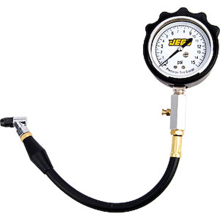 Pro Tire Gauge with Case 0-15 PSI
