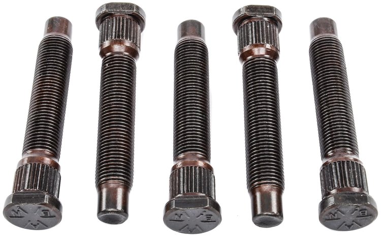 Press-In Wheel Studs 1/2"-20 Thread x 3" Long x .594" Knurl
