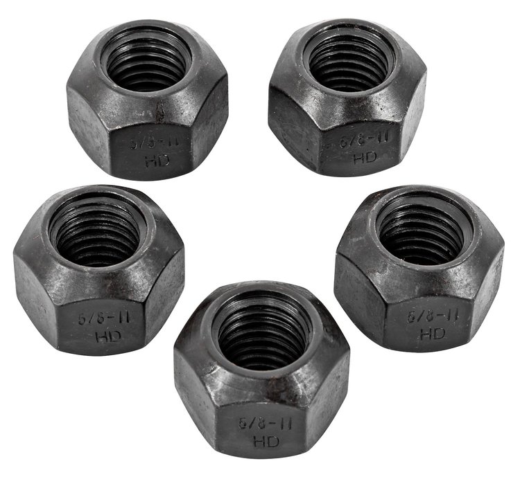 Heat Treated Steel Lug Nuts 5/8"-11