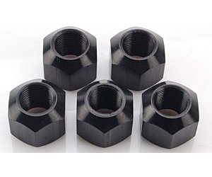 Single-Sided Hard-Coated Aluminum Lug Nuts 5/8"-18