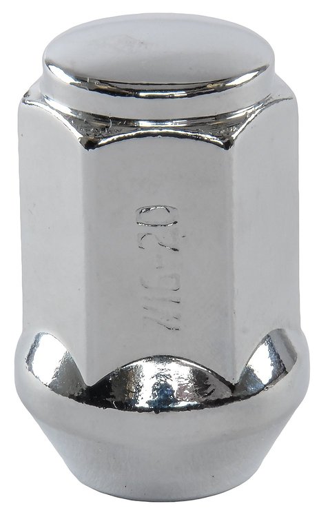 Bulge Acorn Lug Nuts, Short Closed-End [1/2 in.-20 RH, Chrome]