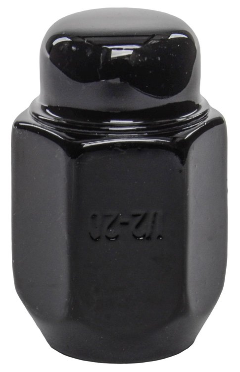 Acorn Lug Nuts, Short Closed-End [1/2 in.-20, Black]