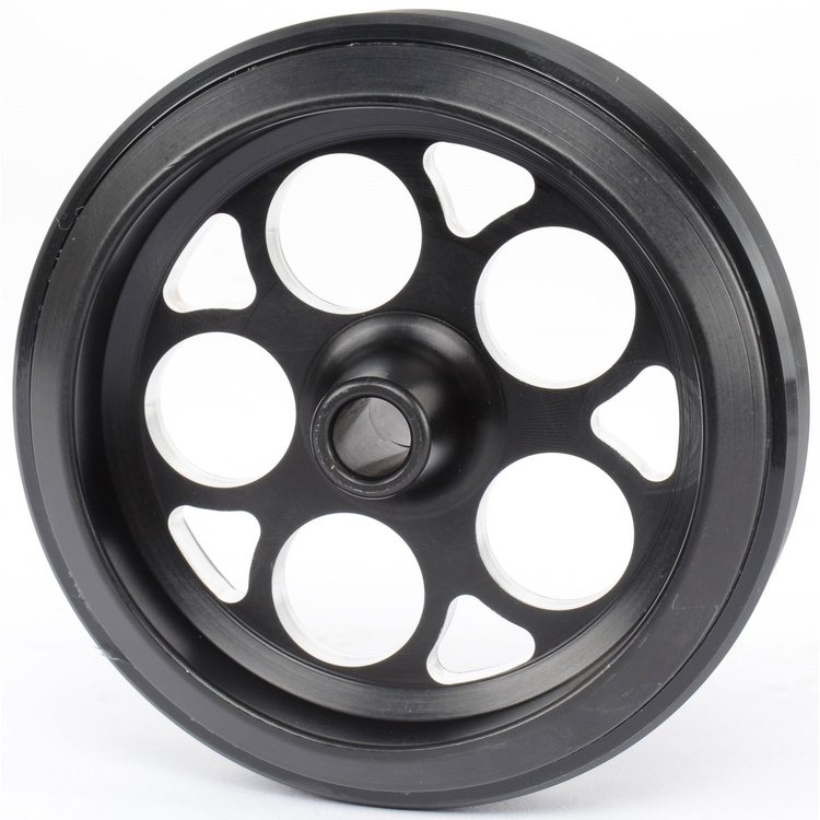 Black Wheelie Bar Wheel 5-Hole
