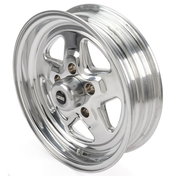 Sport Star 5-Spoke Wheel Diameter & Width: 15 x 4"