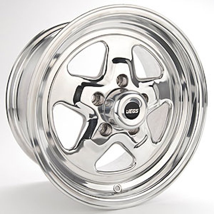 Sport Star 5-Spoke Wheel Diameter & Width: 15 x 8 "