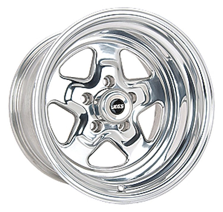 Sport Star 5-Spoke Wheel Diameter & Width: 15 x 10"