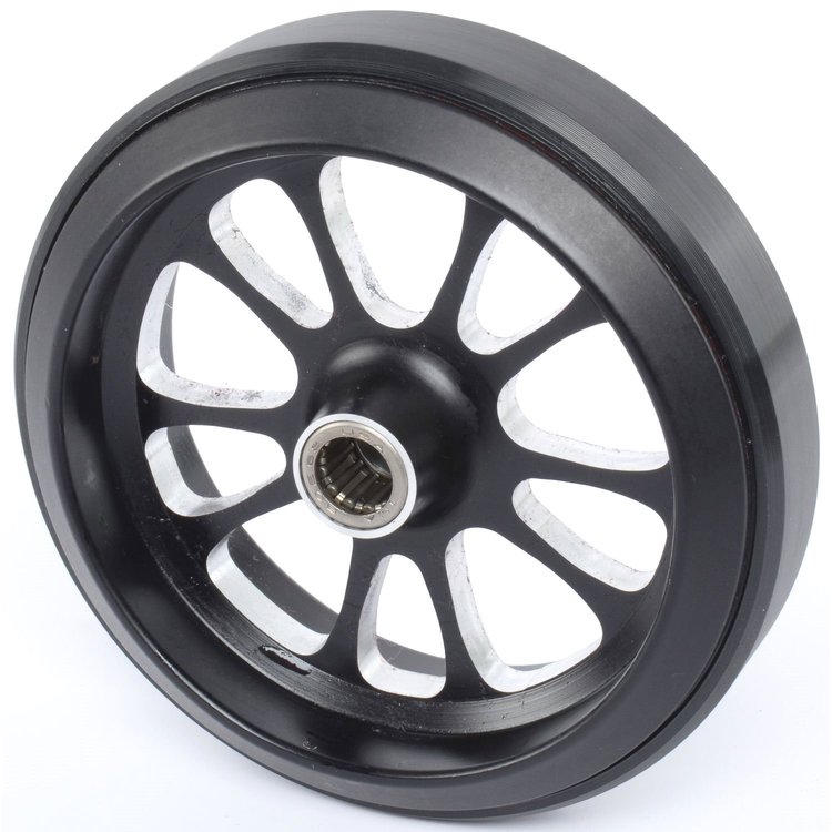 Black Wheelie Bar Wheel 10-Spoke with Bearing