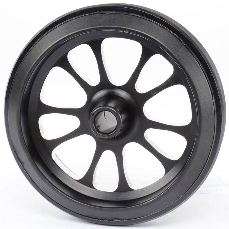 Black Wheelie Bar Wheel 10-Spoke