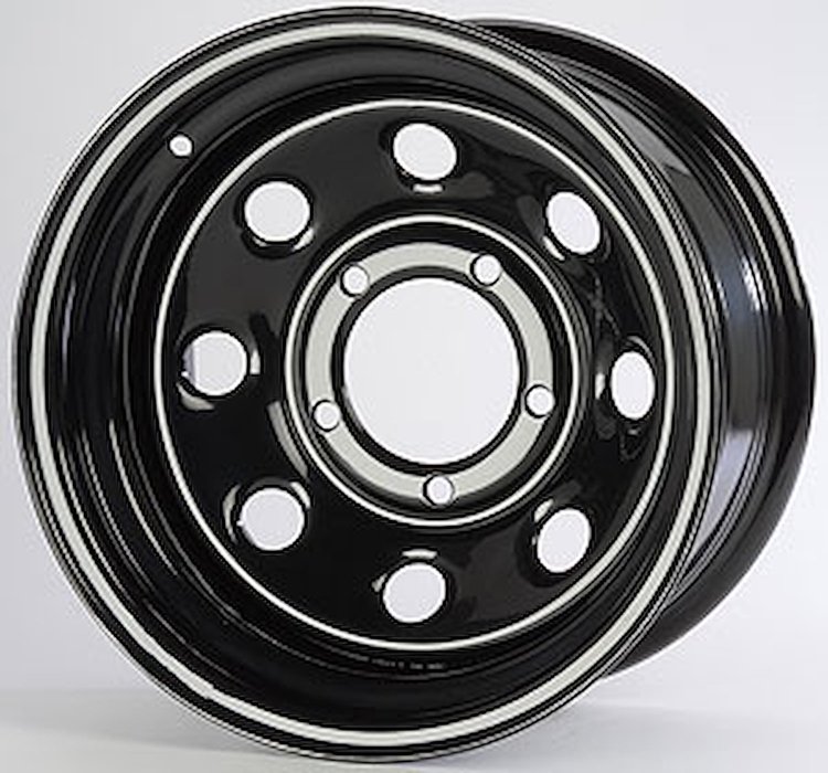 Baja-8 Steel Wheel Diameter & Width: 15 x 8"