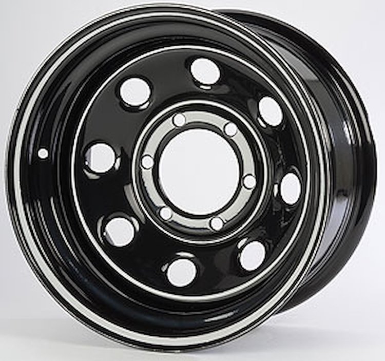 Baja-8 Steel Wheel Diameter & Width: 15 x 8"