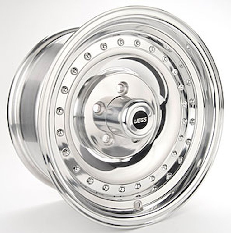 Sport Drag Polished Wheel Diameter & Width: 15 x 8"