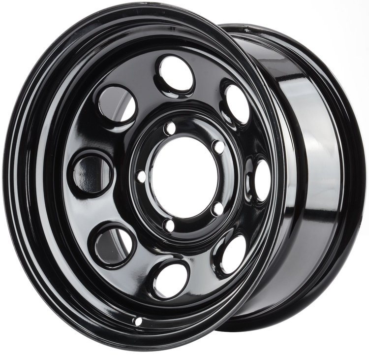 Baja-8 Steel Wheel [Size: 16 x 7"] Black