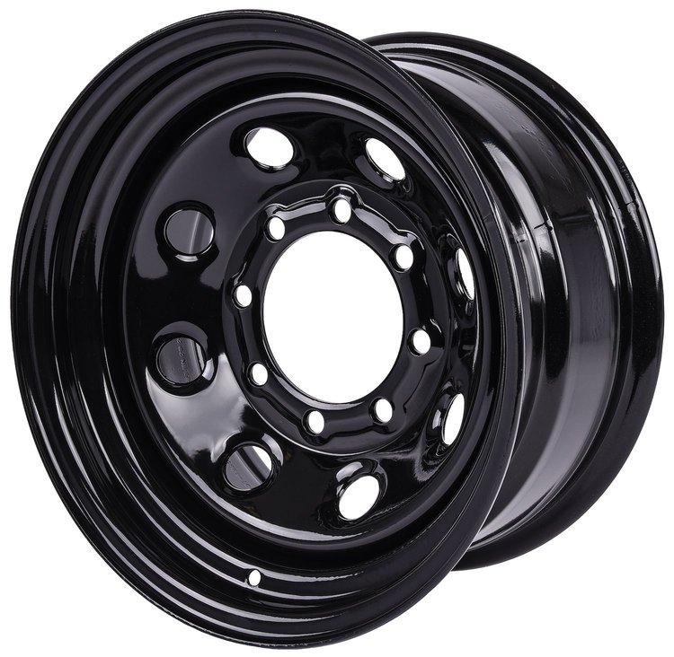 Baja-8 Steel Wheel [Size: 16 x 8"] Black